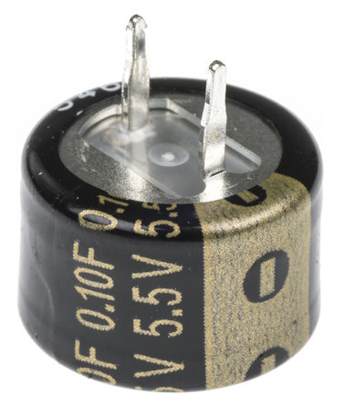 Panasonic - EECRF0H104N - Panasonic RF ϵ 0.1F 5.5 V ֱ  EDLC EECRF0H104N, -20  +80% ݲ		