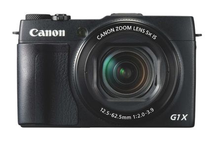 Canon - 9167B012AA - Canon PowerShot G1 X Mark II 黑色 数码相机 4X数字变焦 5X光学变焦, 3in LCD		