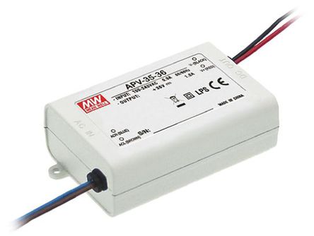 Mean Well - APV-35-5 - Mean Well LED  APV-35-5, 127  370 V ֱ90  264 V , 5V, 5A, 25W		
