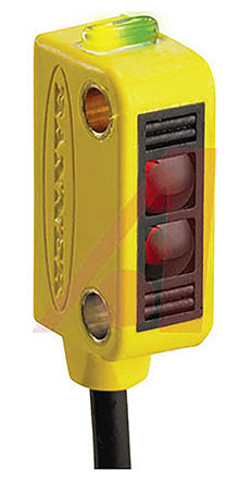 Banner - Q12AB6FF30 - Banner  30 mm LED Դ ״  紫 Q12AB6FF30, NPN, PNP, , IP67		