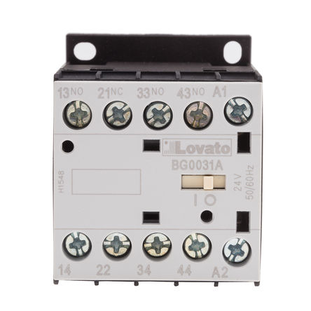 Lovato - 11BG0031A024 - Lovato BG ϵ Ӵ 11BG0031A024, 3 /մ, 10 A, 24 V Ȧ		