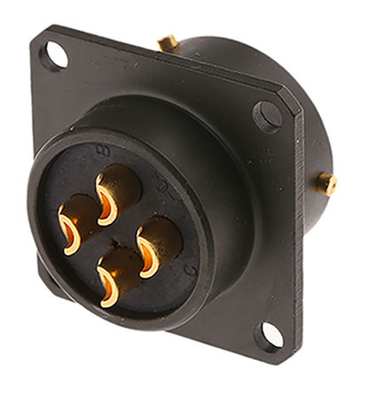 Amphenol - 62GB-12E14-04SN - Amphenol 62GB ϵ 4· ʽװ    62GB-12E14-04SN, ĸо, ǳߴ14, MIL-DTL-26482		