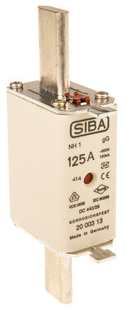 SIBA - 20-003-13/125A - SIBA 125A 1 NH gG ĺʽ۶ 20-003-13/125A, IEC 60269-2-1׼		