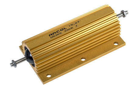 Arcol - HS300 330R J - Arcol HS300 ϵ HS300 330R J 300W 330 5%  尲װ̶ֵ, Ӷ, Ƿװ		