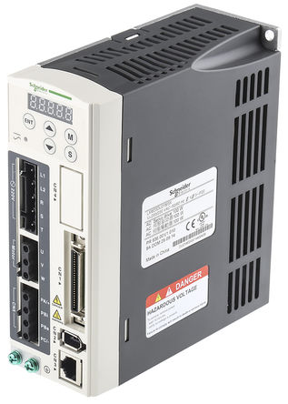 Schneider Electric - LXM23DU01M3X - Schneider Electric 0.1 kW   ŷ LXM23DU01M3X, 900 mA, 220 V, 162mm, 60mm, 146mm, 0  +55 C		