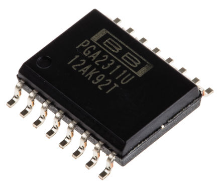 Texas Instruments - PGA2311U - PGA2311U 2 Ƶ, +31.5dB  -95.5dB with 0.5dB, 16 SOICװ		