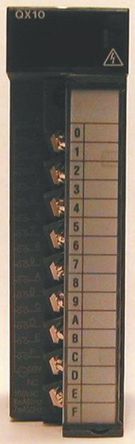 Mitsubishi - QX10 - Mitsubishi MELSEC Q ϵ PLC /ģ QX10, 16 x I/O, 100  120 V , 98 x 27.4 x 90 mm		