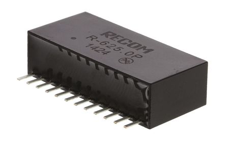 Recom - R-625.0P - Recom Ǹֱ-ֱת R-625.0P, 5V dc, 2A		