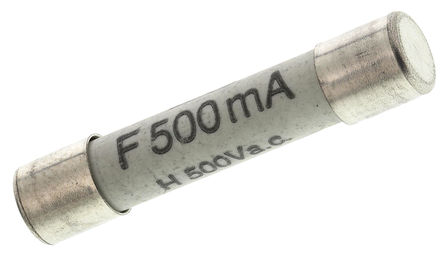 RS Pro - 70-065-63/0.5ARS - RS Pro F۶ٶ 500mA ʽ۶ 70-065-63/0.5ARS, 6.35 x 32mm		