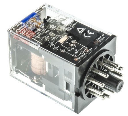 Omron - MKS3PIN-5 DC24 - Omron MKS3PIN-5 DC24 3 ˫ PCB װ Ǳ̵, 10 A, 24V dc		