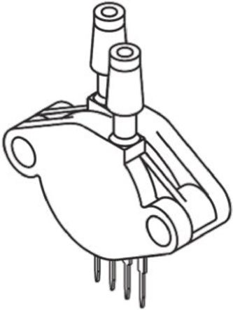 Freescale - MPX2200DP - Pressure Sensor, MPX2200DP, Freescale		