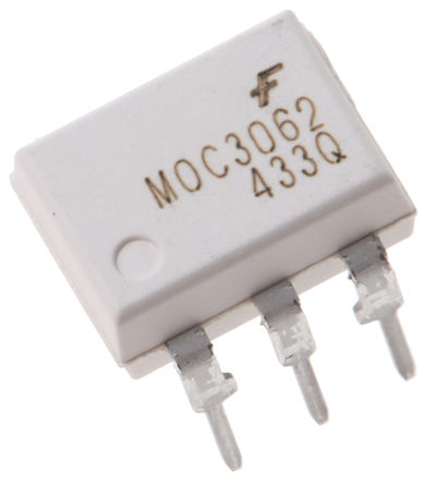 Fairchild Semiconductor - MOC3062M - Fairchild  MOC3062M, ˫ɿع迪Ԫ, 6 PDIP װ		