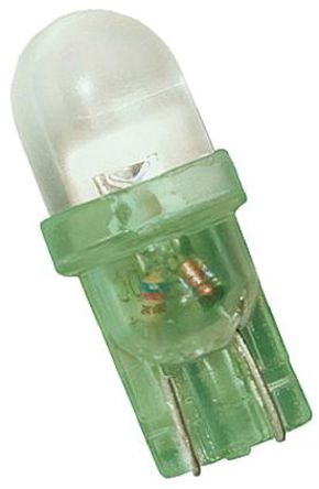 JKL Components - LE-0509-02G - JKL Components ɫ Ш LEDָʾƵ LE-0509-02G, T - 3 1/4, 24 V, 20 mA, 10mmֱ, 20ӽ		