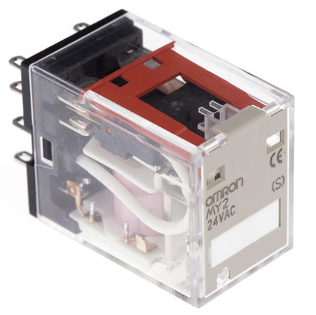 Omron - MY2 24AC (S) - Omron MY2 24AC (S) ˫˫ ʽ Ǳ̵, 10 A, 24V ac		