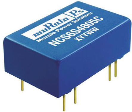 Murata Power Solutions - NCS6S1215C - Murata Power Solutions NCS6 ϵ 6W ʽֱ-ֱת NCS6S1215C, 9  36 V ֱ, 15V dc, 400mA, 1.5kV dcѹ		