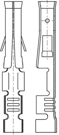 Molex - 39-00-0285 - Molex STANDARD .093" ϵ ĸ ѹӽ߶ 39-00-0285, ͭ ͭо, 10mӴ, 24AWG  18AWG		