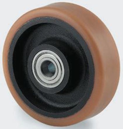 Tente - HUR100/36X12PAF RED - Tente ɫ 100mmֱ  ʵ HUR100/36X12PAF RED, 12mm׾, 160kg		