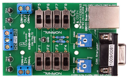 Matrix Technology Solutions - EB048 - Matrix Technology Solutions E-blocks CAN ߹Ͻӿ ʾ		