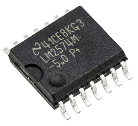 Texas Instruments - LM2574M-5.0/NOPB - Texas Instruments LM2574M-5.0/NOPB ѹ  ѹ, 40 V, 500mA, 5 V, 58 kHz߿Ƶ, 14 SOIC Wװ		