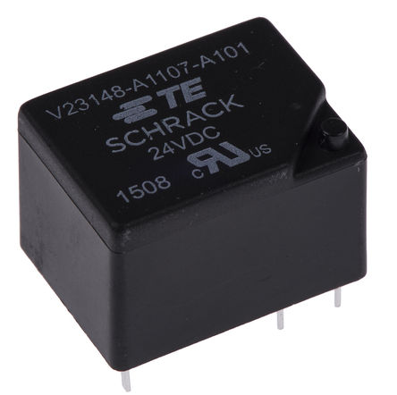 TE Connectivity - V23148A1107A101 - TE Connectivity V23148A1107A101 ˫ PCB װ Ǳ̵, 5 A, 24V dc		