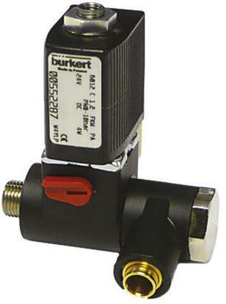 Burkert - 425304 - Burkert 6012P ϵ 10 bar 3˿  ŷ 425304, 1/4in˿, NCԤ跧λ, 230 V Դ		