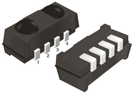 Vishay - TSSP77P38TT - Vishay 38kHz IR ̽ TSSP77P38TT, 940nm, 40m, 2.5V - 5V, 4		