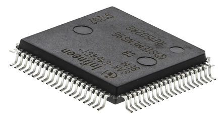 Infineon - SAK-C164CI-8EM CB - C166 ϵ Infineon 16 bit C166 MCU SAK-C164CI-8EM CB, 20MHz, 64 kB ROM OTP, 4 kB RAM, MQFP-80		