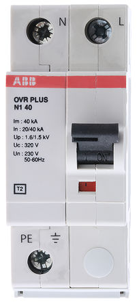 ABB - 2CTB803701R0100 - ABB OVR ϵ 320 V 40kA ӿŵ 2CTB803701R0100, DIN 찲װ		