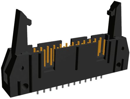 TE Connectivity - 5499206-5 - TE Connectivity AMP-LATCH ϵ 24· 2.54mmھ (2) ֱ PCB  5499206-5, Ӷ˽, 1A, ͨ		