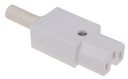 Bulgin - PX0597/WH - Bulgin °װ C15 IEC ͷ PX0597/WH, ݶš˽, 10A, 250 V 		