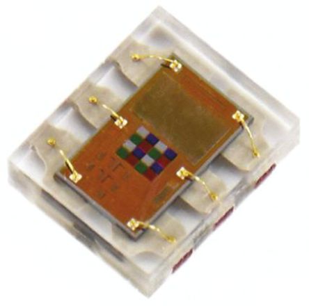 ams - TCS34715FN - ams TCS34715FN ɫ, , 625 nmֵ, I2Cӿ, 2.7  3.3 VԴ, 6 FNװ		
