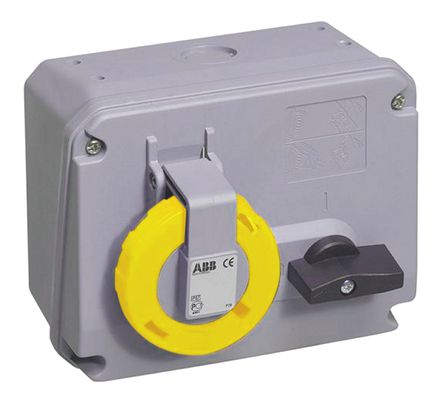 ABB - 2CMA167847R1000 - 232MHS4W - ABB Critical & Safe ϵ ɫ IP67 ˮƽ л 2P+E  2CMA167847R1000 ,  32A, 100  130 V		