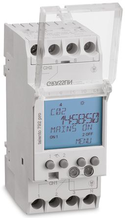 Grasslin - 03.98.0012.1 - Grasslin 1ͨ DIN 춨ʱ 03.98.0012.1, ʱ֣λ, 24 V /ֱ230 V Դ		