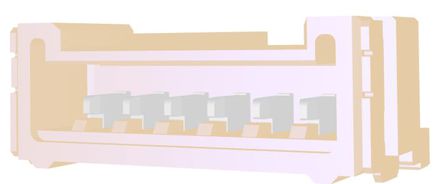Molex - 504195-0670 - Molex Micro-Lock ϵ 6· 1.25mmھ (1) ֱ PCB  504195-0670, Ӷ˽, 1.5A, 氲װ		