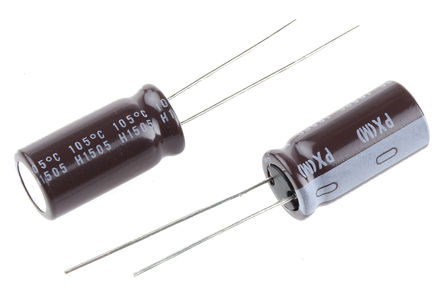 Nichicon - UPX1V101MPD - Nichicon PX ϵ 35 V 100F ͨ  UPX1V101MPD, 20%ݲ, +105C, 5101-4װ		