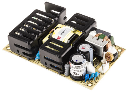 RS Pro - RPD-75B - RS Pro 73W 2 ǶʽģʽԴ SMPS RPD-75B, 127  370 V dc, 90  264 V ac, 5 V dc, 24 V dc, 2 A, 5 A		