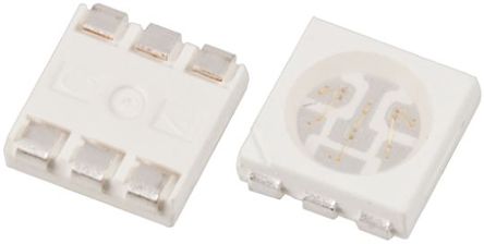 Bivar - SMP6-GC - Bivar SMP6 ϵ ɫ (532 nm ) LED SMP6-GC, 3.7 V, 3 cd, 140 °ӽ, 6  PLCC 6 װ		