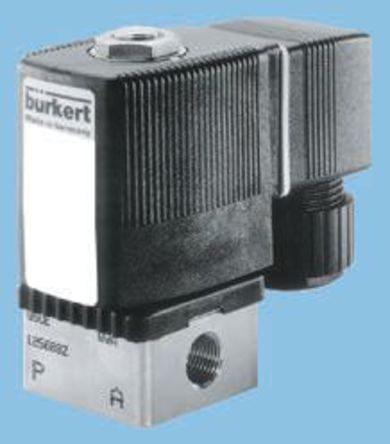 Burkert - 126092 - Burkert 6013 ϵ 2˿ ͭ ŷ 126092, 10 bar, 1/8in˿, NC, 24 V 		