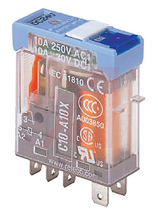 Turck - C10-A10X/012VAC - Turck C10-A10X/012VAC ˫ ʽ Ǳ̵, 10 A, 12V ac		