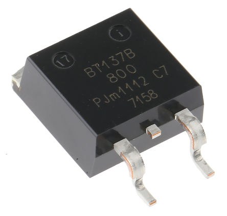 WeEn Semiconductors Co., Ltd - BT137B-800,118 - NXP BT137B-800,118 ˫ɿع迪Ԫ, 8A, 800Vֵ, 70mA 1.5V, 3 D2PAKװ		