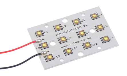 Intelligent LED Solutions - ILR-ON12-ULWH-SC211-WIR200. - ILS OSLON SSL 80 MiniFlood ϵ 12 ɫ LED  ILR-ON12-ULWH-SC211-WIR200., 6500Kɫ, 1560 lm		