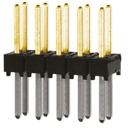 Samtec - TSW-105-08-L-D - Samtec TSW ϵ 10· 2.54mmھ (2) ֱ Ź TSW-105-08-L-D, Ӷ˽, 7.6A, ͨ		