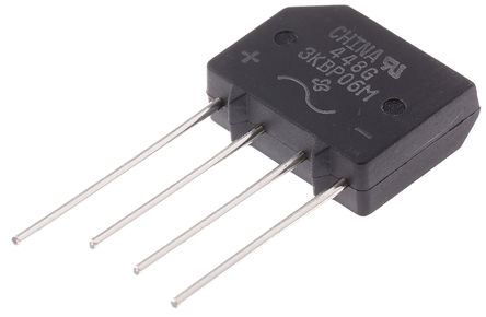 Vishay - 3KBP06M-E4/51 - Vishay 3KBP06M-E4/51  , 3A 600V, 4 KBPMװ		