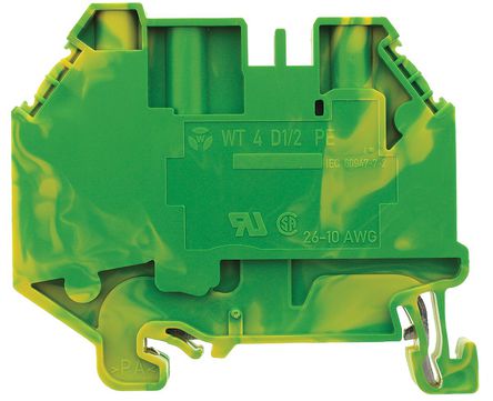 Wieland - 58.504.9355.0 - WT 4 D1/2 PE - Wieland WT 4 D1/2 PE ϵ ɫɫ ӵؿ 58.504.9355.0, 500 V		