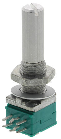 Alps - RK09712200JB - Alps RK097 ϵ 10k 20%  ̼Ĥλ RK09712200JB, 0.05W, 6 mm ֱ, 尲װͨף		