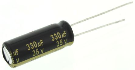 Panasonic - EEUFM1V331L - Panasonic FM  ϵ 35 V ֱ 330F ͨ  EEUFM1V331L, 20%ݲ, +105C		