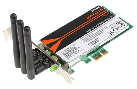 D-Link - DWA-556 - D-Link  DWA-556, PCIӿ (802.11b, 802.11g, 802.11n) 2.4 GHz5 GHz, 300Mbit/s		