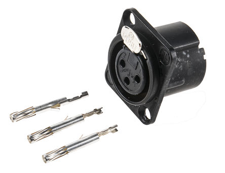 Neutrik - NC3FD-LX-HA-BAG - Neutrik ɫ 3·  尲װ XLR  NC3FD-LX-HA-BAG, , 50 V		