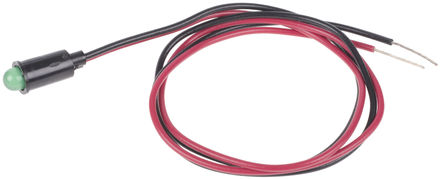 Dialight - 559-5201-007F - Dialight 559-5201-007F ͹ ɫ LED ָʾ, ߽Ӷ, 0.25inװ׳ߴ, 2.2 V		