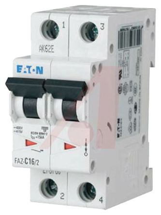 Eaton - FAZ-C4/2 - Eaton xEffect FAZ ϵ 2 4 A MCB ΢Ͷ· FAZ-C4/2, 10 kA Ͽ, C բ		